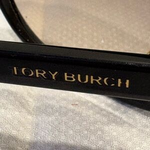 Tory Burch Black and Gold Sunglasses